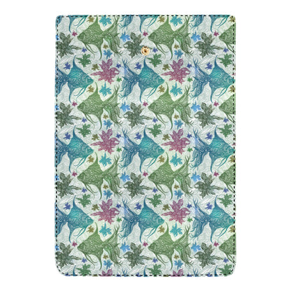 Angelfish Tribal Pattern Print Design 01 Women's Trifold Wallet