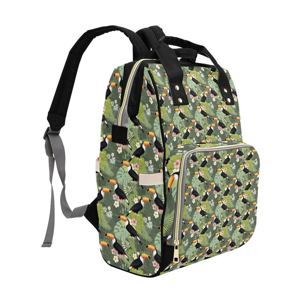 Toucan Print Design LKS304 Diaper Bag Backpack