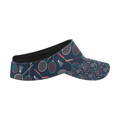 Badminton Pattern Print Design 03 Unisex Sun Visor