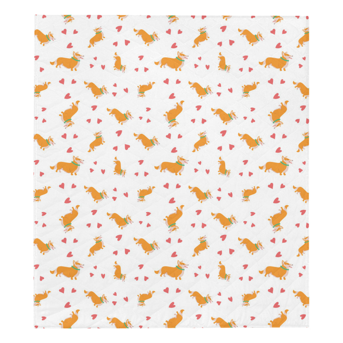 Cardigan Welsh Corgis Pattern Print Design 04 Premium Quilt