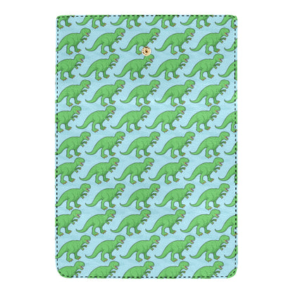 T Rex Pattern Print Design A01 Women's Trifold Wallet