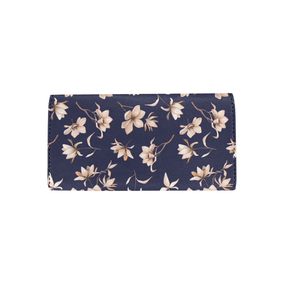 Beautiful Floral Pattern Women's Trifold Wallet