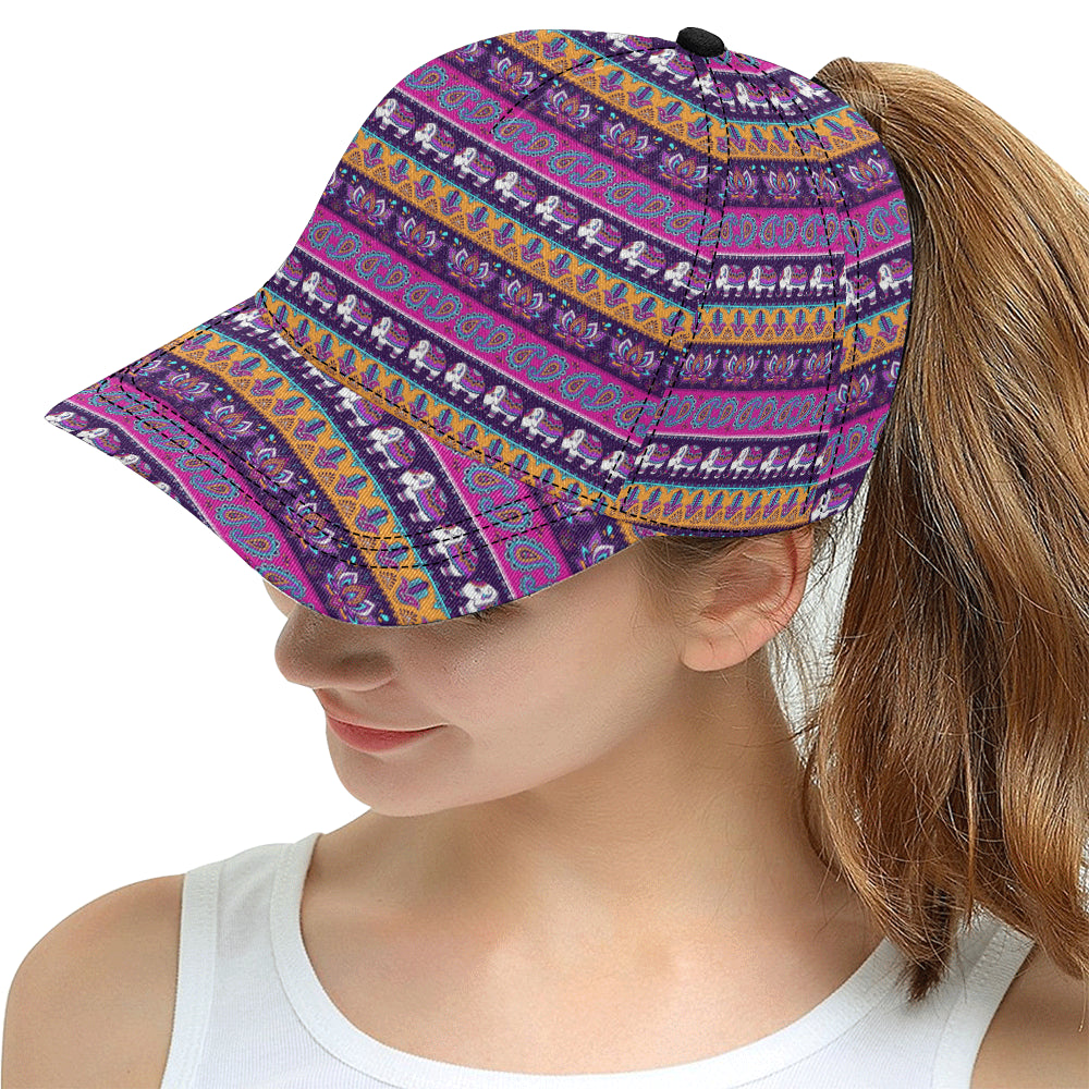 Boho Indian Style Pattern Snapback Cap
