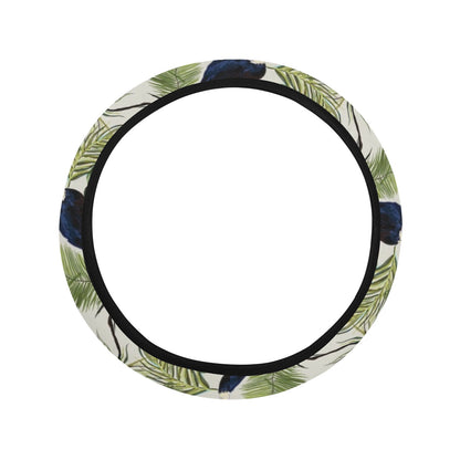 Toucan Print Design LKS308 Steering Wheel Cover with Elastic Edge