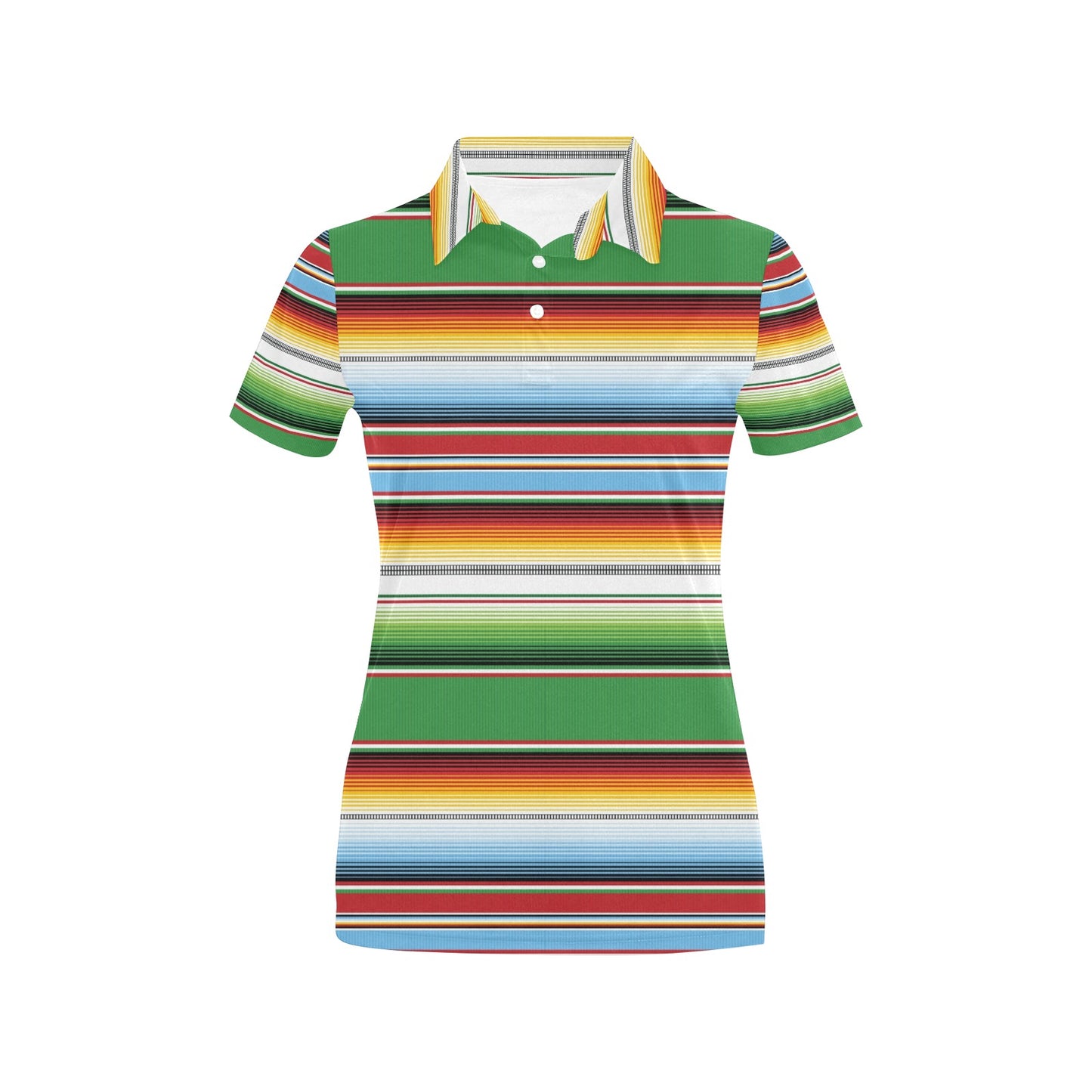 Serape Print Design LKS302 Women's Polo Shirt