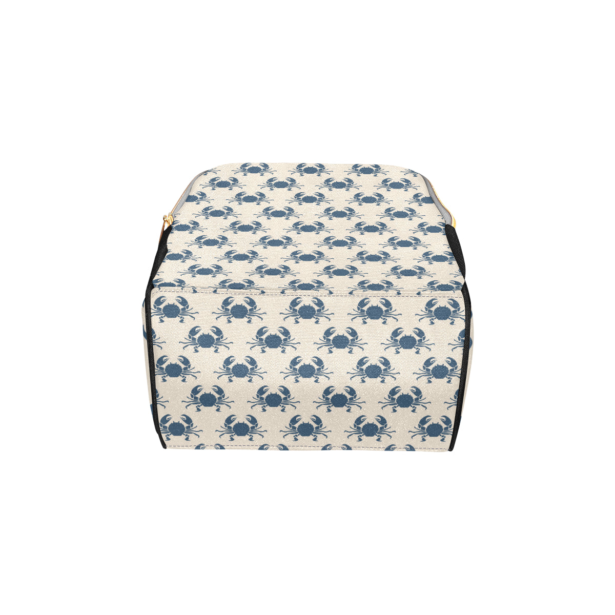 Crab Pattern Print Design 02 Diaper Bag Backpack