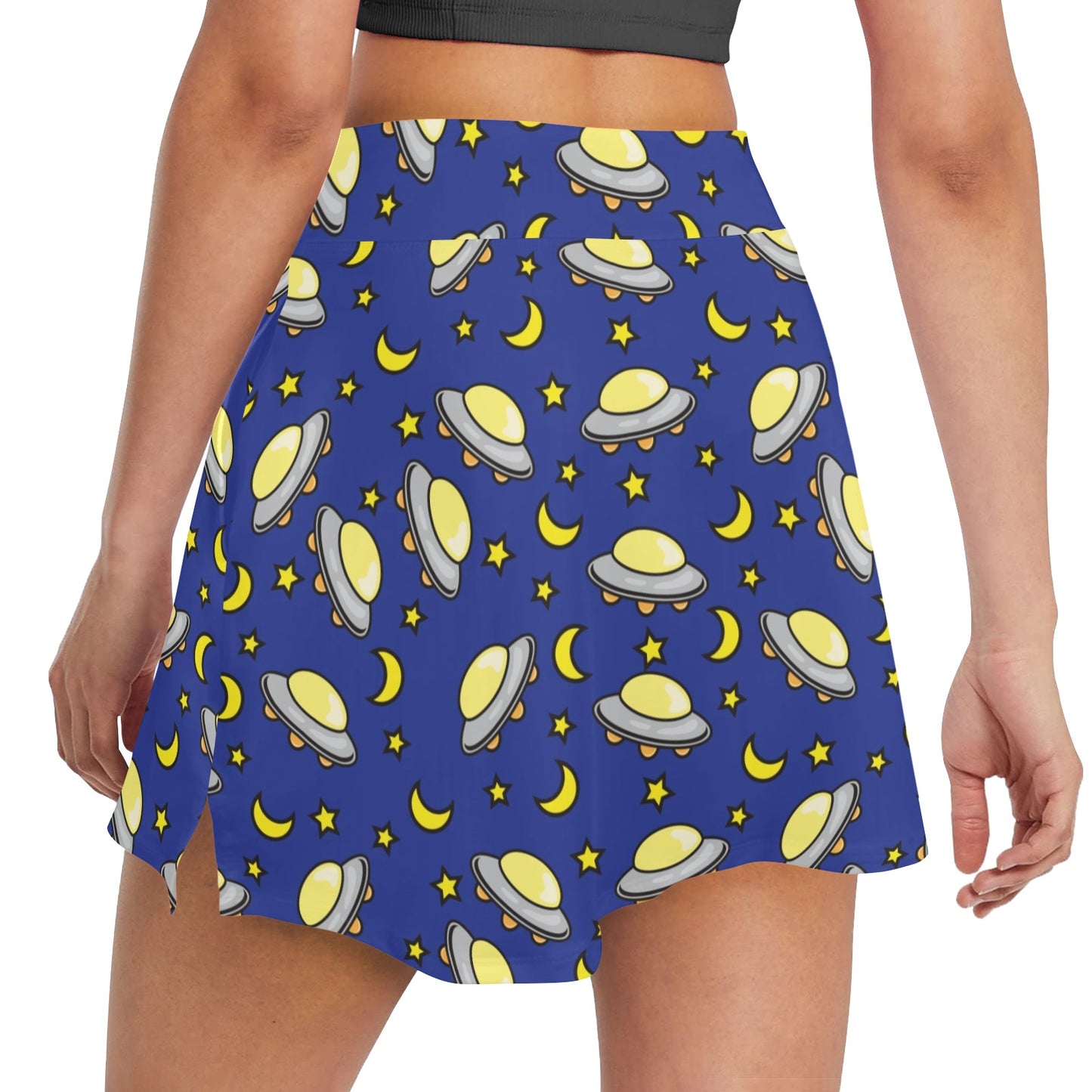 UFO Print Design LKS309 17" Golf & Pickleball Skort with Pockets