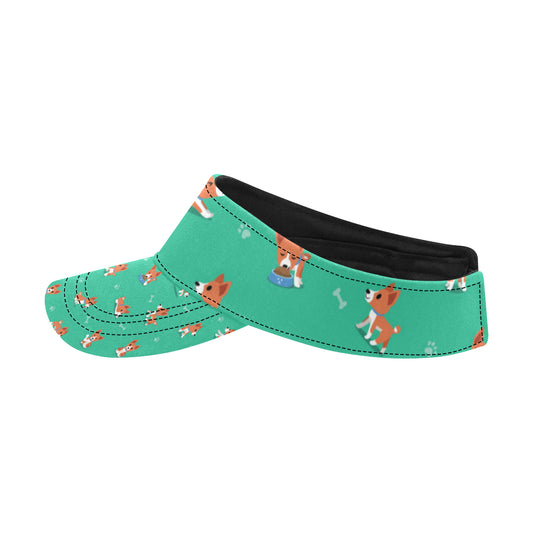 Basenji Pattern Print Design 02 Unisex Sun Visor