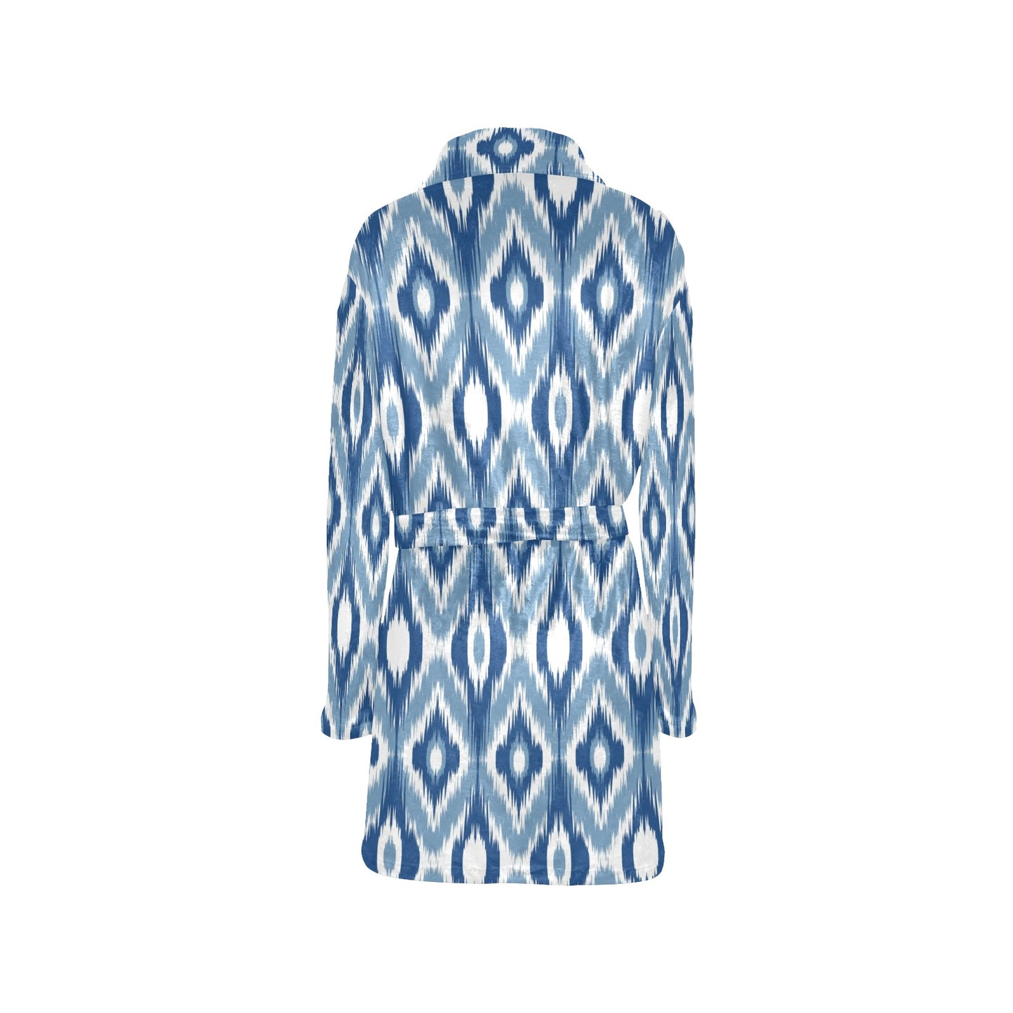 Ikat Pattern Print Design 03 Women's Fleece Robe