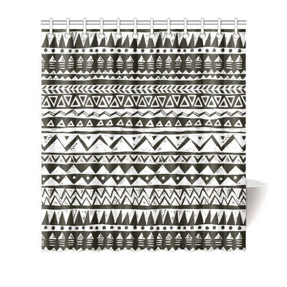 Hand draw Tribal Aztec Shower Curtain