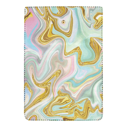 Gold Sweet Marble Women's Trifold Wallet