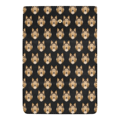 Collies Pattern Print Design 01 Women's Trifold Wallet