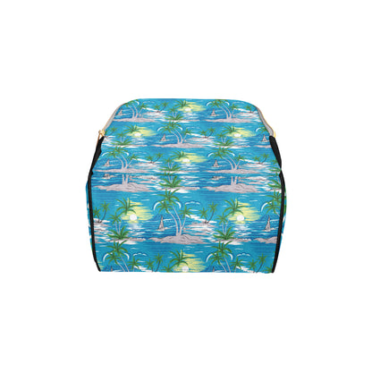 Palm Tree Beach Diaper Bag Backpack