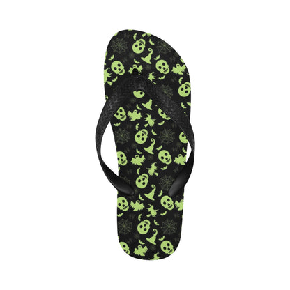 Witch Halloween Print Design LKS306 Flip Flops