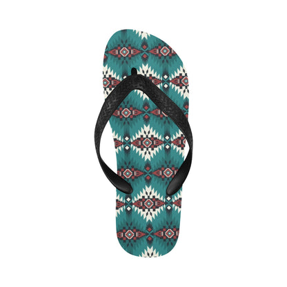 Southwest Pattern Print Design LKS308 Flip Flops