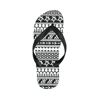 Samoan Pattern Print Design LKS303 Flip Flops