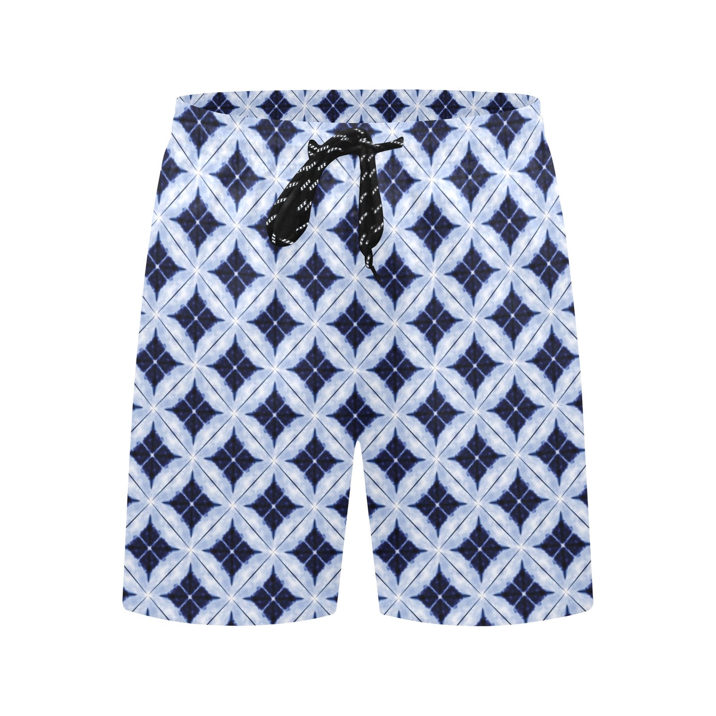 Tie Dye Print Design LKS308 Men's Swim Trunks Beach Shorts