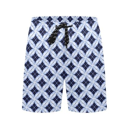 Tie Dye Print Design LKS308 Men's Swim Trunks Beach Shorts