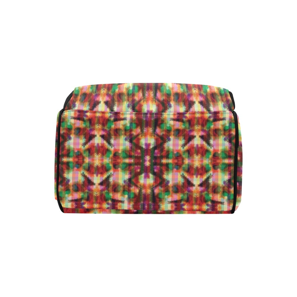 Tie Dye Print Design LKS301 Diaper Bag Backpack
