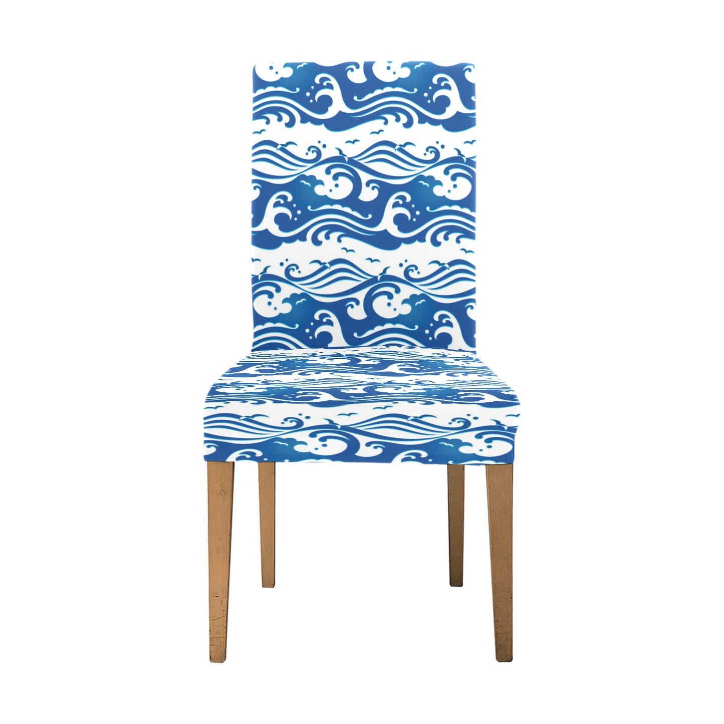 Wave Print Design LKS303 Dining Chair Slipcover