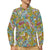 Hippie Print Design LKS301 Long Sleeve Polo Shirt For Men's