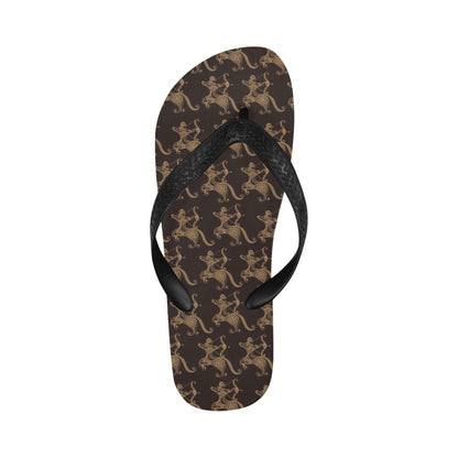 Sagittarius Print Design LKS301 Flip Flops