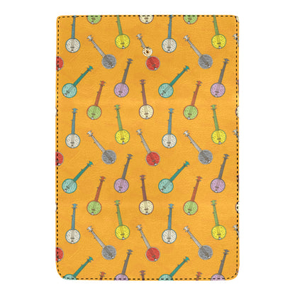 Banjo Pattern Print Design 02 Women's Trifold Wallet