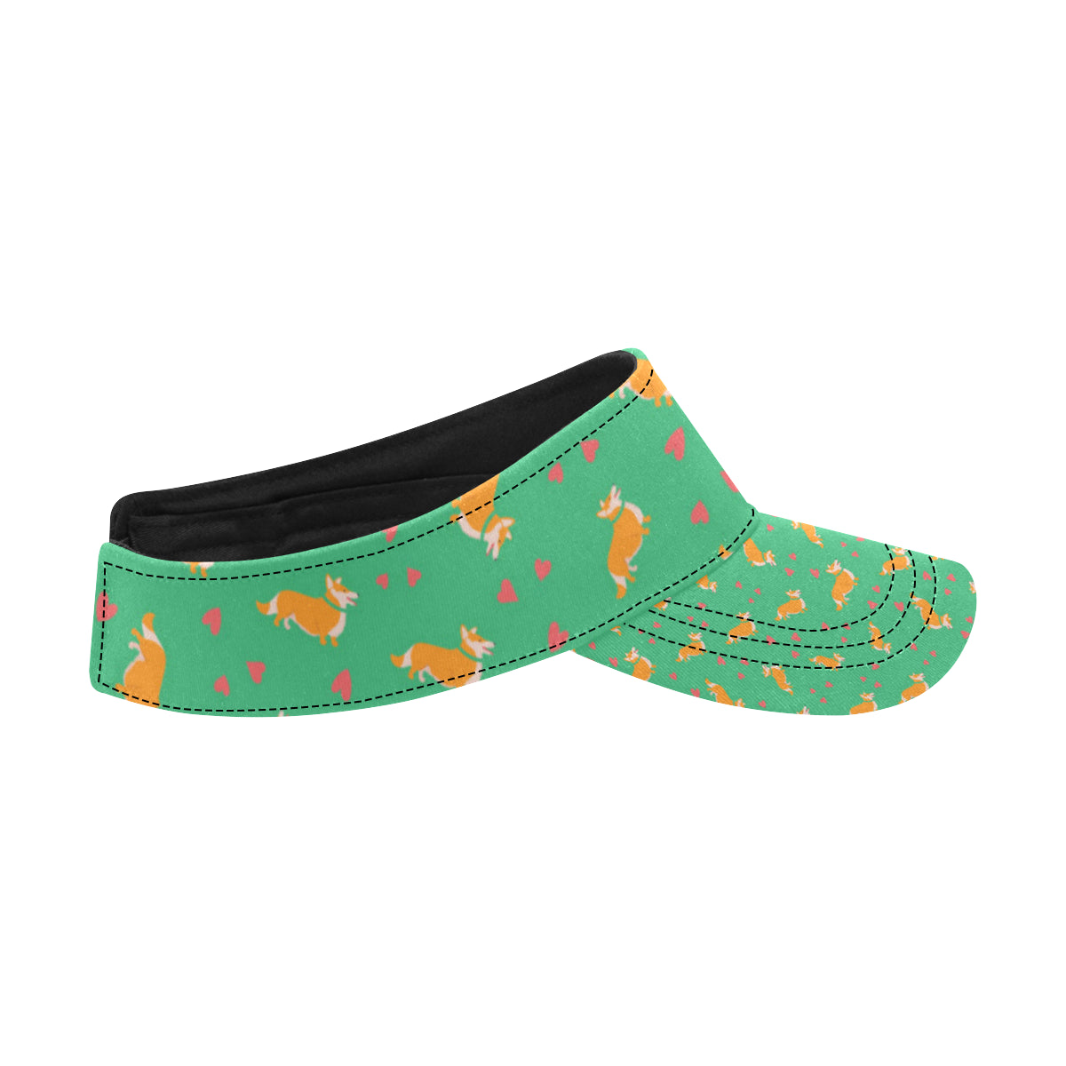 Cardigan Welsh Corgis Pattern Print Design 03 Unisex Sun Visor