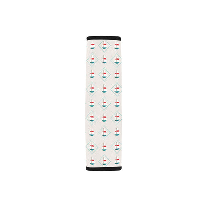Sailboat Print Design LKS301 Car Seat Belt Cover