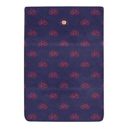 Bicycle Pattern Print Design 01 Women's Trifold Wallet