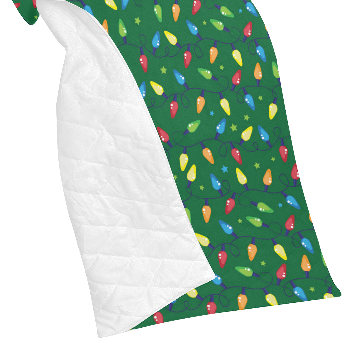 Christmas Light Pattern Print Design 02 Premium Quilt