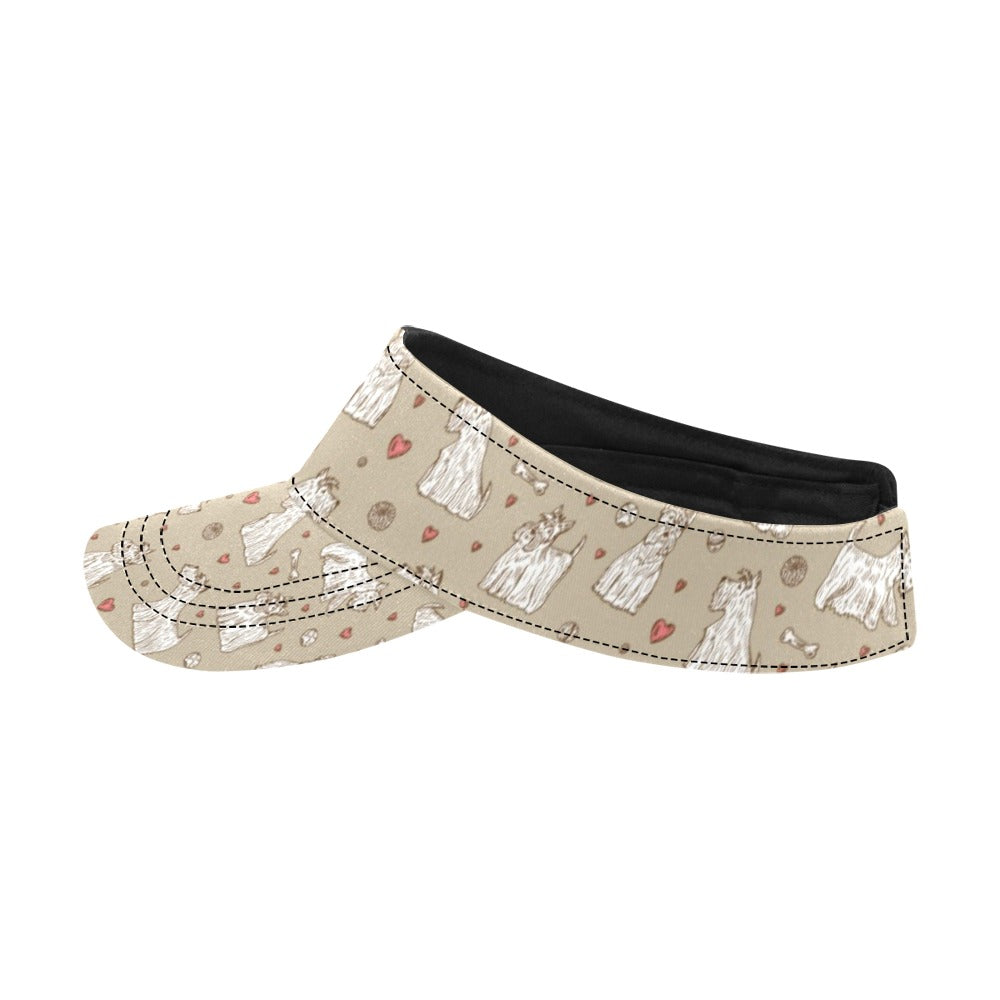Scottish Terriers Print Design LKS3017 Unisex Sun Visor