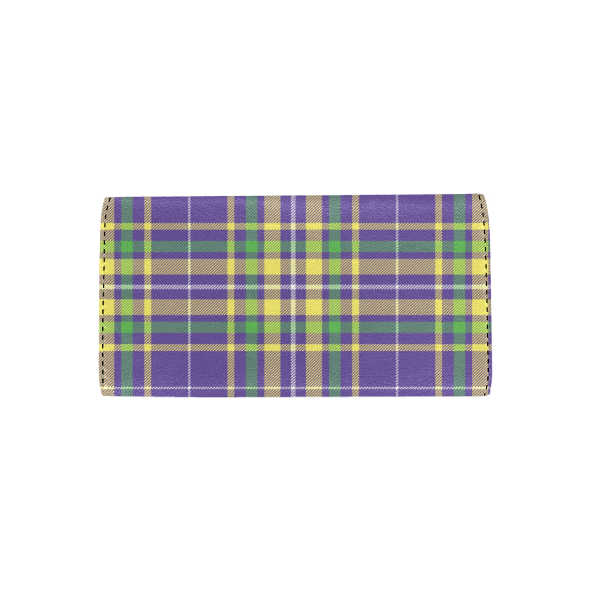 Mardi Gras Pattern Print Design 010 Women's Trifold Wallet