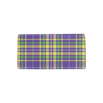 Mardi Gras Pattern Print Design 010 Women's Trifold Wallet
