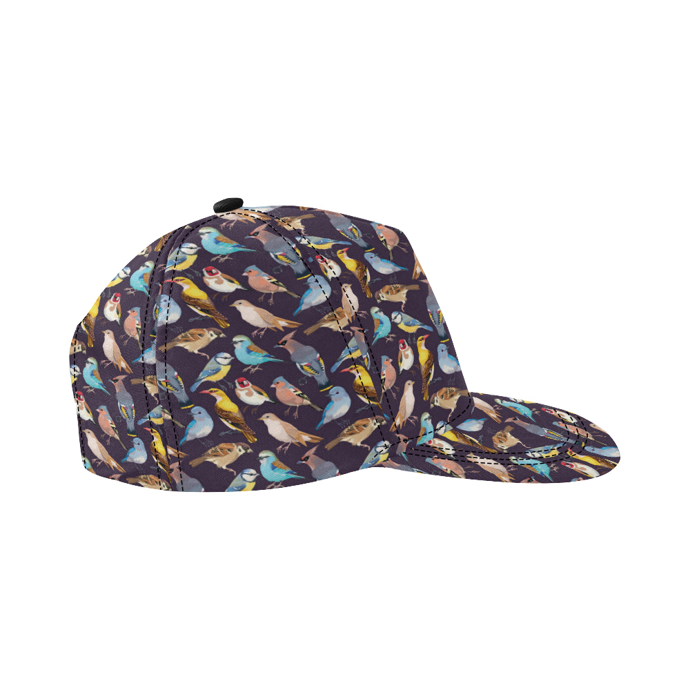 Bird Cute Print Pattern Snapback Cap