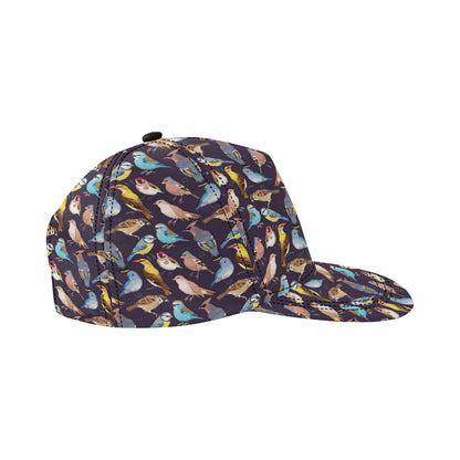 Bird Cute Print Pattern Snapback Cap