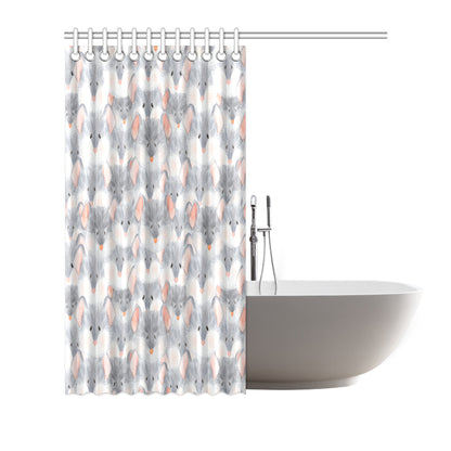 Rat Baby Pattern Print Design 02 Shower Curtain