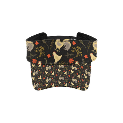 Chicken Pattern Print Design 04 Unisex Sun Visor
