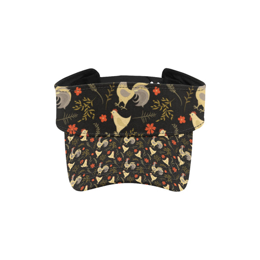 Chicken Pattern Print Design 04 Unisex Sun Visor