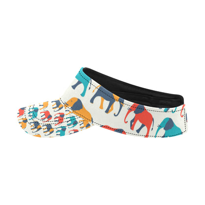 Elephant Colorful Print Pattern Unisex Sun Visor