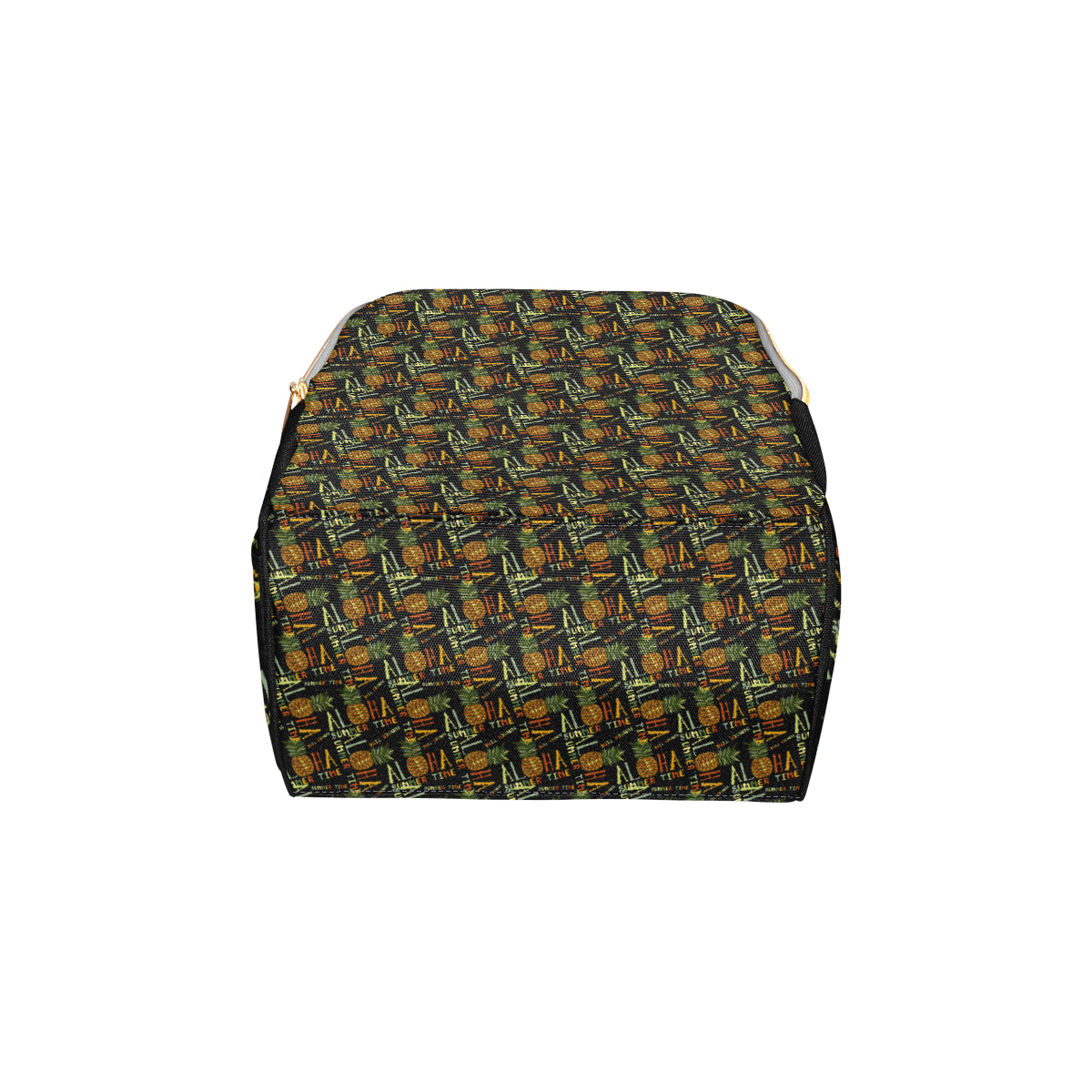 Aloha Hawaii Time Design Themed Print Diaper Bag Backpack