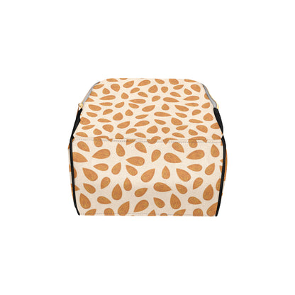 Almond Pattern Print Design 03 Diaper Bag Backpack