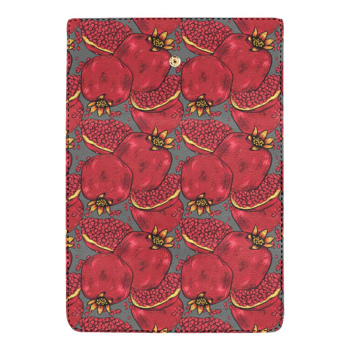 Pomegranate Pattern Print Design PG05 Women's Trifold Wallet