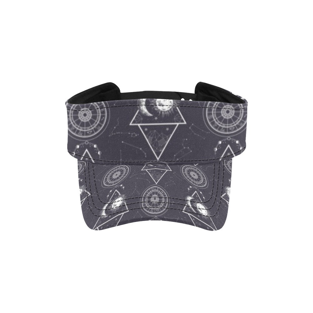 Sun Moon Print Design LKS309 Unisex Sun Visor