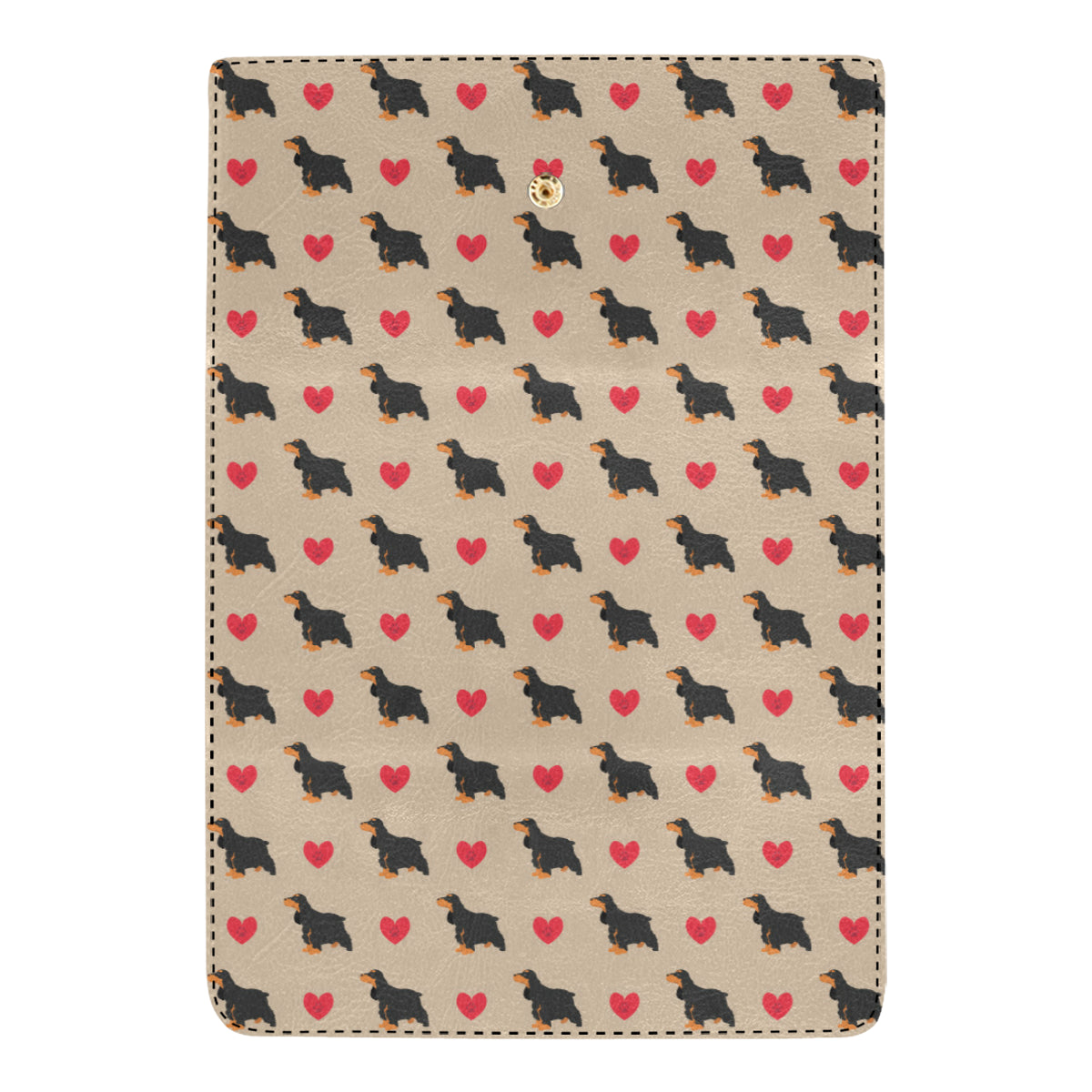 Cocker Pattern Print Design 02 Women's Trifold Wallet