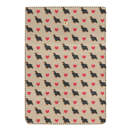 Cocker Pattern Print Design 02 Women's Trifold Wallet