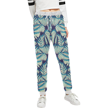 Fern Leave Summer Print Pattern Unisex Sweatpants