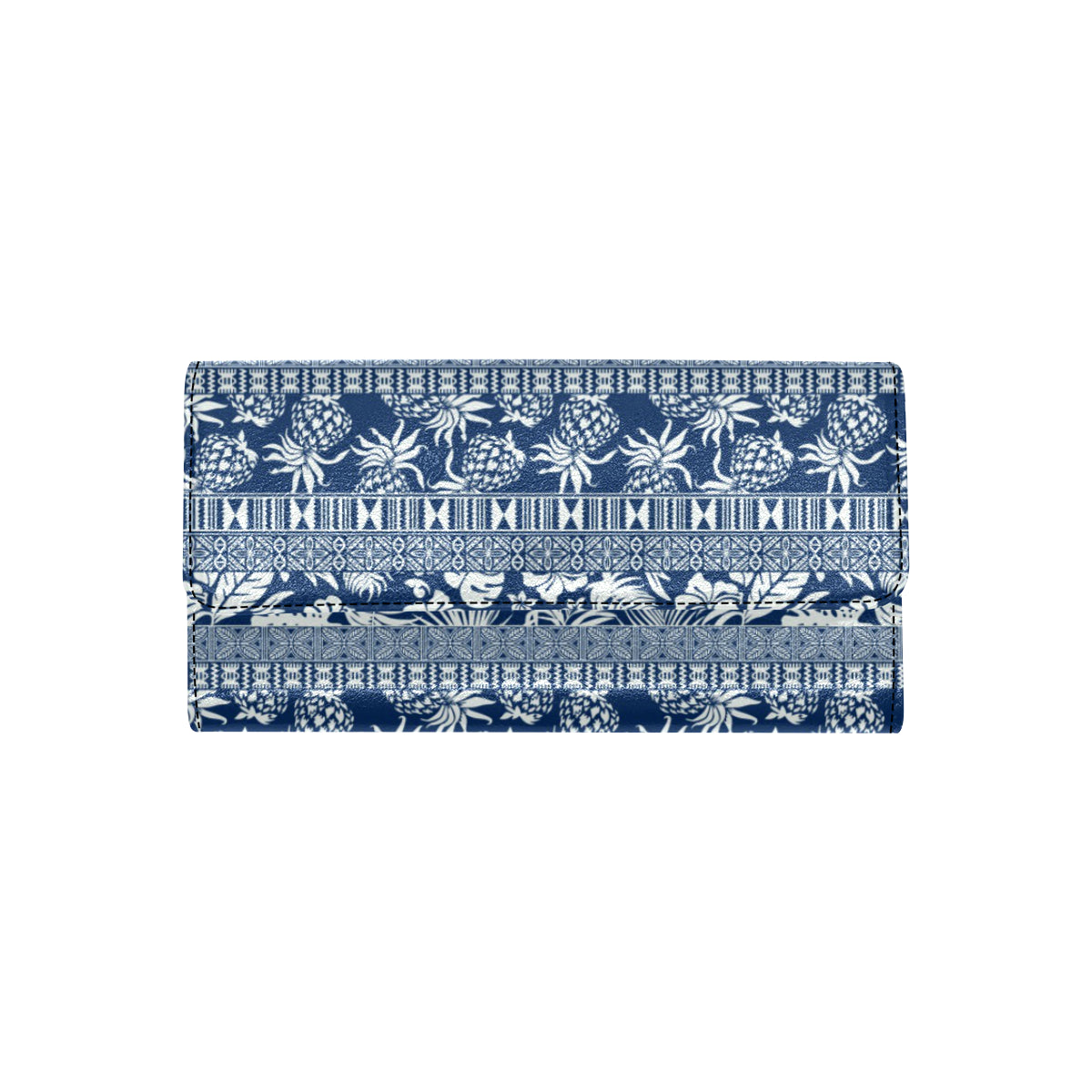 Hawaiian Themed Pattern Print Design H020 Women's Trifold Wallet