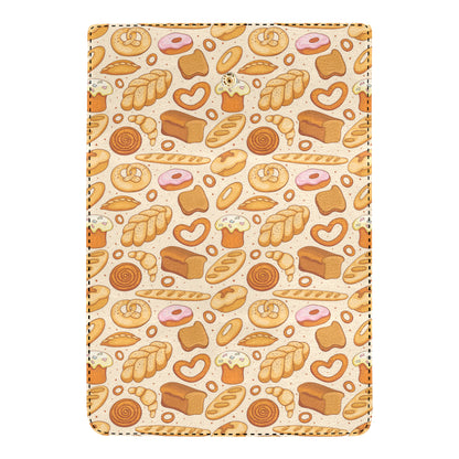 Bread Pattern Print Design 01 Women's Trifold Wallet