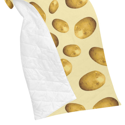 Potato Pattern Print Design A01 Premium Quilt